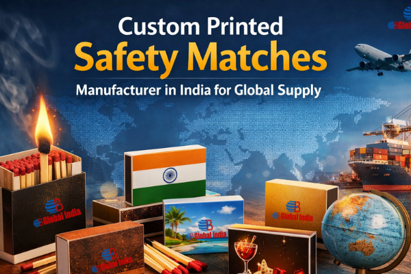 Custom Printed Safety Matches Manufacturer in India for Global Supply