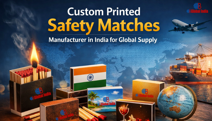 Custom Printed Safety Matches Manufacturer in India for Global Supply