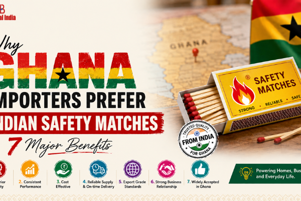 Why Ghana Importers Prefer Indian Safety Matches – 7 Major Benefits