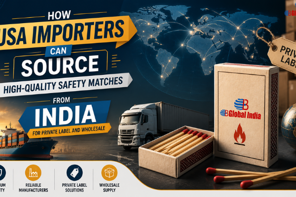 How USA Importers Can Source High-Quality Safety Matches from India for Private Label and Wholesale
