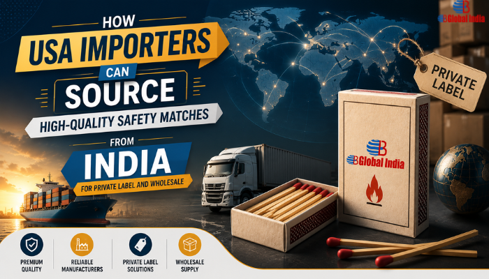 How USA Importers Can Source High-Quality Safety Matches from India for Private Label and Wholesale