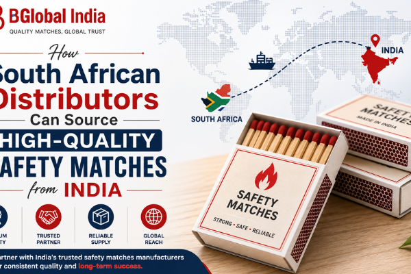 How South African Distributors Can Source High-Quality Safety Matches from India