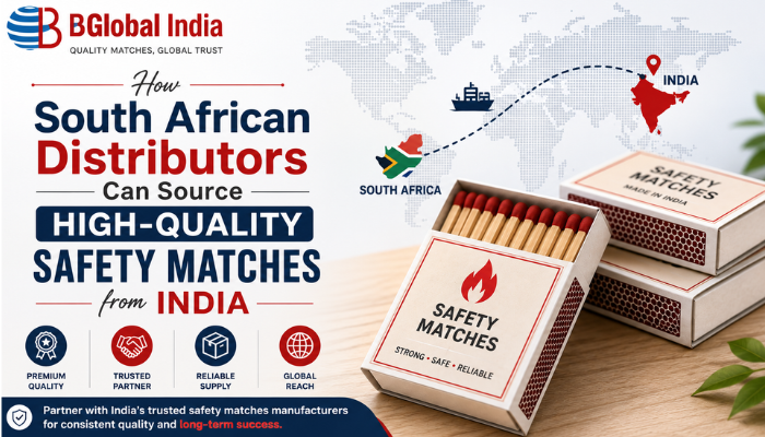 How South African Distributors Can Source High-Quality Safety Matches from India
